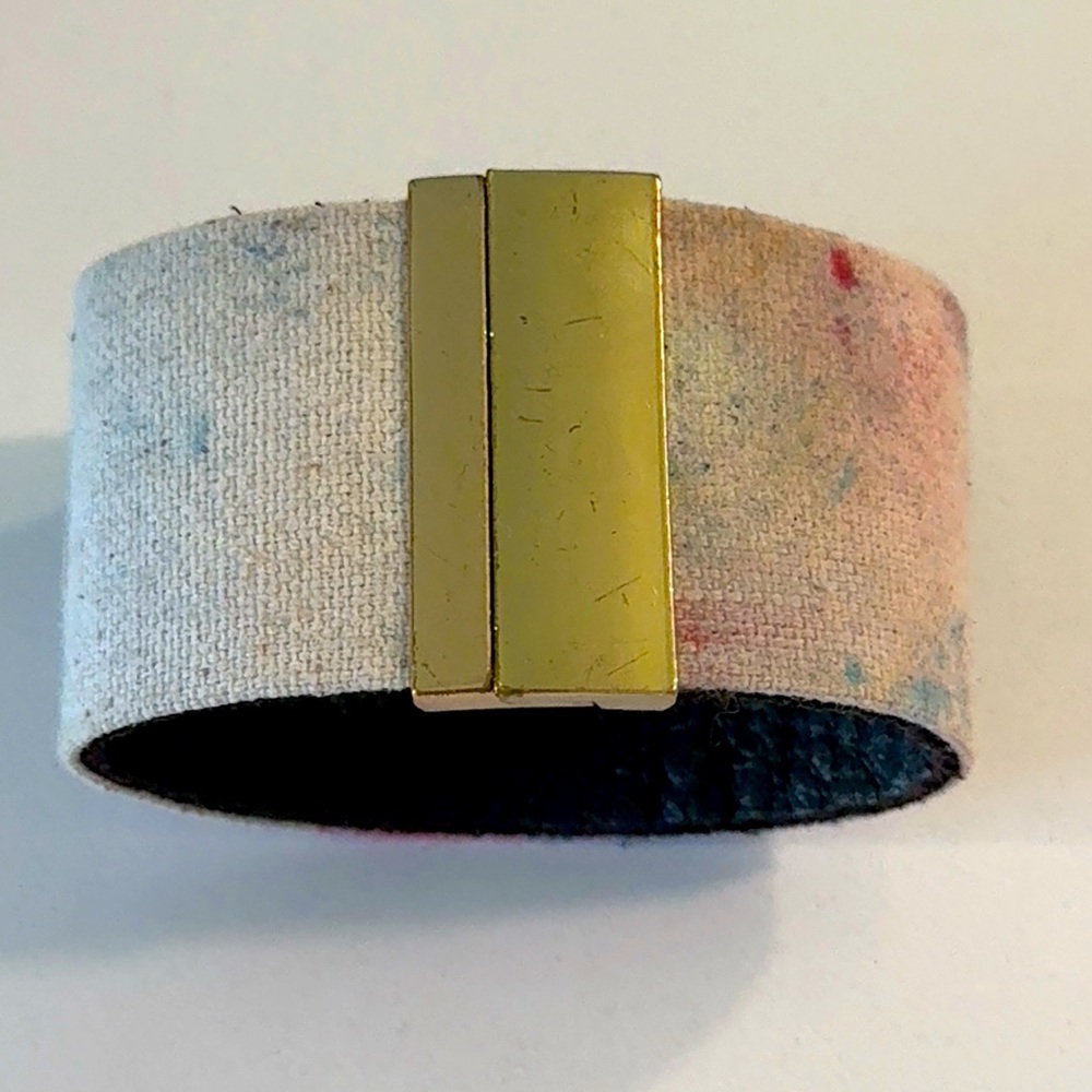 Erin McDermott x Kiki Slaughter artist collab cuff bracelet - Picture 2 of 6